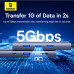 Baseus UltraJoy Series 7-in-1, Type-C to HDMI 4K60Hz+4xUSB3.0+VGA+PD100w, model BS-OH160
