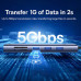 Baseus UltraJoy Series 10-in-1, HDMI 4K60Hz+3xUSB3.0+TF/SD+LAN1Gbps+VGA+3.5mm+PD100w, BS-OH112