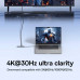 Baseus UltraJoy Series 6-in-1, Type-C to HDMI 4K30Hz+2xUSB3.0+1xUSB2.0+USB-C 3.0+PD100w, BS-OH164
