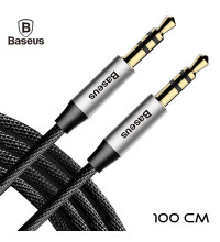 Baseus Yiven M30 Audio Cable, 1m (CAM30-BS1) silver