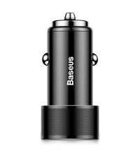 Baseus Small Screw Dual USB 3.4A Car Charger (CAXLD-C01)