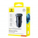 Baseus GoTrip DP1 Car Charger, U + C 30W, BS-C15C1, C00072300123-00, black 