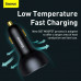 Baseus Qualcomm QC5 Technology Car Charger C+C+U 160W Set  (TZCCZM-0G) gray