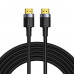 Baseus Cafule Series HDMI, 5m, 4KHD (4K@60Hz), V2, 3D (CADKLF-H01) черный 
