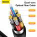 Baseus High Definition Series Optic Fiber HDMI, 10m, 4KHD (4K@60Hz) (WKGQ050101) черный 