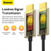 Baseus High Definition Series Optic Fiber HDMI, 10m, 4KHD (4K@60Hz) (WKGQ050101) черный 