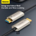 Baseus High Definition Series Optic Fiber HDMI, 10m, 4KHD (4K@60Hz) (WKGQ050101) черный 