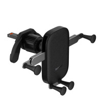 Baseus UltraControl Mega Series Folding Screen Phone Car Mount, в решетку, BS-CM026, black