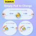 Baseus 3-in-1 Leo Retractable Cable (USB to M+L+C), 1.1m, 3.5A, model CB000063, yellow