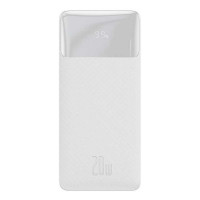 Baseus 20W Bipow Power Bank 20000 mah, QC3.0 + PD 20w, model PPBD20K-X (PPBD050302-01) white