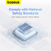 Baseus 5000 mah MagPro Magnetic Bracket Wireless Power Bank, Qi 15w, model PPCXZ05, white