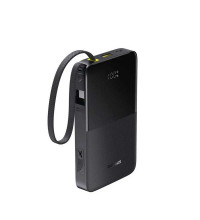 Baseus Enerfill FC51 22.5W Bipow 2 Pro Power Bank 10000 mah with build-in cable, PPBD2P-1022, black