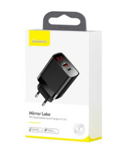 Baseus Mirror Lake, LED, Type-C PD 18w+USB QC 3.0 (CCJMHC-A01) black