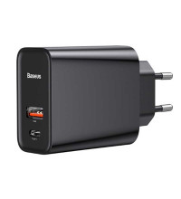 Baseus Speed PPS Type-C PD 30w+USB QC 3.0, 30w, BS-EU905 (CCFC-C01) black