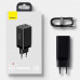Baseus GaN 3 Pro Quick Charger C+C+U, 65w, USB QC 60w, cabel C-C 100w, CCGAN65E3 (CCGP050101) black