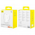 Baseus Cube Fast Charger U+C 20W EU, QC 18w + PD 20w, model CCXFK20UE, moon white