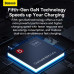 Baseus GaN 5 Pro Ultra Slim Quick Charger C+U, PD 65w + QC 60w, кабель C-C 100w, CCGAN65S5-OE, black