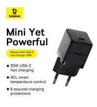 Baseus Palm Fast Charger 1C 30W EU (CCZC30CE) P10111605113-00 black