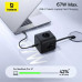 Baseus Enerfill FA11 67W 6-in-1 Charging Station, 3xAC + 1U + 2C, 30W, 1.5m, EFM67-EU, black