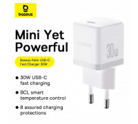 Baseus Palm Fast Charger 1C 30W EU (CCZC30CE) P10111605213-00 white