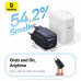 Baseus PicoGo Fast Charger 1C 45W EU (CCGAN45CE) P10176800123-00 black