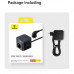 Baseus PowerCombo Cube Power Strip 7-in-1, 3xAC + 2U + 2C, 30W, 1.5m, BPS30-3E, black