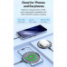 Baseus Simple 2 Wireless Charger, QI 15W, кабель type-c 1m (CCJJ050001) black