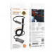 Borofone B56 Peaceful Car AUX BT Receiver with cable 1m, BT5.0, gray