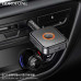 Borofone BC55 Suare Car AUX BT Receiver, 8h, BT5.3, black