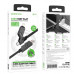 Borofone BU43 Triumph 4-in-1 Cable, Type-C to Type-C, 3A, 60w, 1.2m, оплетка, плоский, black