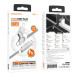 Borofone BU43 Triumph 4-in-1 Cable, Type-C to Type-C, 3A, 60w, 1.2m, оплетка, плоский, gray