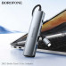 Borofone DH15 Buddy Type-C 6-in-1 Adapter, Type-C to 1xUSB3.0+1xUSB2.0+TF/SD+PD100w+HDMI 4K@30Hz