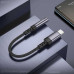 Borofone BV24 Graceful Digital Audio converter cable USB-C to 3.5mm, metal gray