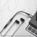 Borofone BV24 Graceful Digital Audio converter cable USB-C to 3.5mm, metal gray