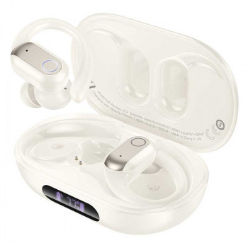 Borofone FQ6 Dream sound true Wireless BT5.4 Headset, 7h , с заушиной, white