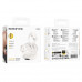 Borofone FQ6 Dream sound true Wireless BT5.4 Headset, 7h , с заушиной, white