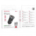 Borofone BZ22 Scenery Dual Port PD30W + QC3.0 Car Charger Set, C-C 1m, black