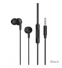 Borofone BM49 Player Universal Earphones with mic, кабель 1.2м, black