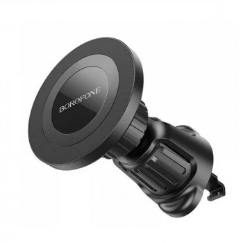 Borofone BH90 Ring Magnetic Car Holder (Air Outlet), магнитный для iPh, в решетку, black