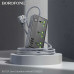Borofone BAC2A Leya 3 position socket (C+3U), 3xAC + 3USB + USB-C 12w, AC2500w, 1.5m, black