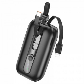 Borofone BJ46 Lord 22.5W+PD20W Power Bank 10000mah, L+C кабели, LED digital display, black