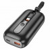 Borofone BJ46 Lord 22.5W+PD20W Power Bank 10000mah, L+C кабели, LED digital display, black