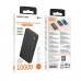 Borofone BJ56 Graceful 22.5+PD20W Power Bank 10000mah, black