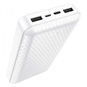 Borofone BJ3A MInimalist Power Bank 20000mah, white