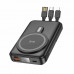 Borofone BJ67 Clever 22.5W+PD20W Magnetic Power Bank 10000mah, Qi 15w, кабели L 12w + C PD20w, black