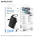 Borofone BJ70 Source Dual PD20W Power Bank 10000mah, кабели L 10w + C PD20w, LED, black