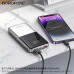 Borofone BJ75 Foinse 22.5W+PD20W Power Bank 10000mah with display, LED, silver