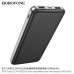 Borofone BJ75 Foinse 22.5W+PD20W Power Bank 10000mah with display, LED, silver