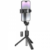 Borofone BY11 Wireless Selfie Stick with Tripod, 185mm-700mm, black