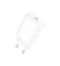 Borofone BA21A Pro Long journey single port PD20w Charger, white